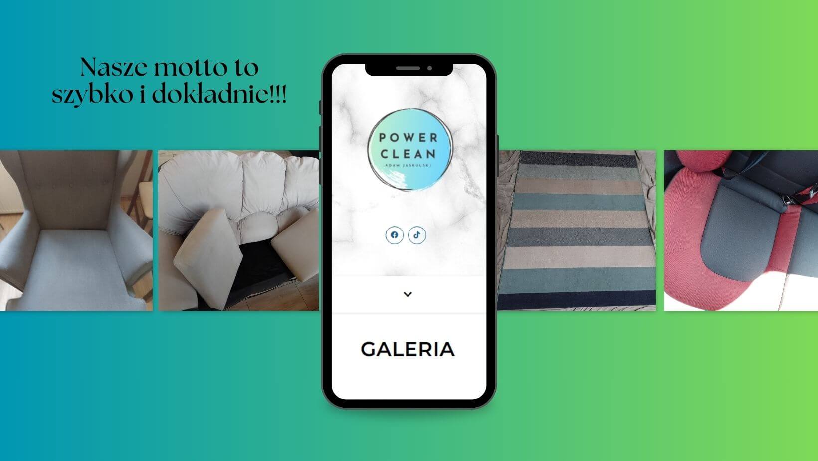 Slider telefon i cztery zdjęcia